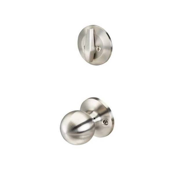 Yale Active Interior Handleset Trim with Athens Knob Satin Nickel Finish ATSCIP15